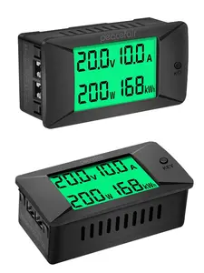 Medidor de tensão, PZEM-025 0-300v 50a/100a/200a/300a dc medidor de tensão display digital multi-funcional testador de consumo de energia