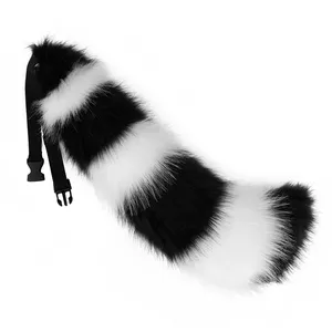 New Style Furry Wolf Fox Long Tail Costume Cosplay Anime Simulation Tail Fox Tail Cosplay