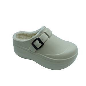 Sabots d'intérieur et d'extérieur EVERGREEN pour femmes, légers, à <span class=keywords><strong>semelle</strong></span> épaisse, doublés, respirants, antidérapants, à enfiler, chauds pour l'automne, à talon compensé, vente en gros - Product Image 1