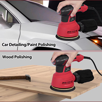 Gran oferta, lijadora Orbital eléctrica de 5 pulgadas, 350W, madera, 110V, 230V, lijadora de Palma Orbital eléctrica con cable de CA con velocidad ajustable