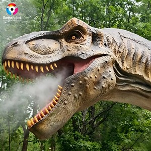 <span class=keywords><strong>T</strong></span>-<span class=keywords><strong>Rex</strong></span> animatronique grandeur nature de 15 m, dinosaure réaliste mécanique avec effet de fumée pour parc à thème jurassique - Product Image 1