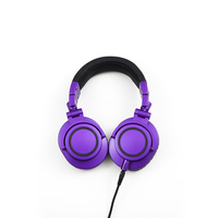 Earphone HIFI ATH M50X Berkualitas Tinggi Profesional, Headphone Monitoring Tertutup Penuh, Headset Musik & Game yang Dapat Dilipat