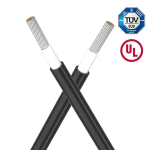 UL4703 Approved XLPE Insulated Tinned Copper Single Core 8AWG 10AWG 12AWG 14AWG 16AWG 18AWG PV1-F Electric Wire Solar PV Cable