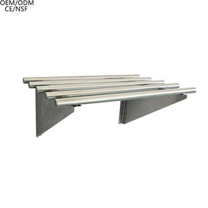 <span class=keywords><strong>Étagère</strong></span> <span class=keywords><strong>suspendue</strong></span> en Tube mural en acier inoxydable de haute qualité Hôtel Restaurant Équipement de restauration SS304 Îlots de <span class=keywords><strong>cuisine</strong></span> et chariots - Product Image 5