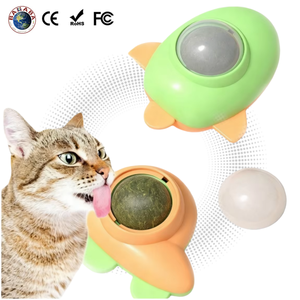 Ce Gecertificeerde Huisdierbenodigdheden Groothandel Tandjes Frisse Adem Raket <span class=keywords><strong>Catnip</strong></span> Bal Kat Speelgoed Raket Ufo Kat Munt Speelgoed Voor Merken - Product Image 1