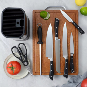 High Quality Traditional Metal <strong>Kitchen</strong> Cutter Cooking Knives Set ABS Handle <strong>Kitchen</strong> Chef Knife Kit Stainless Steel Block Wintop - Product Image 2