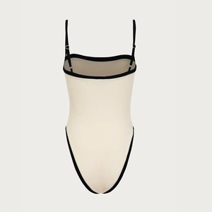 <span class=keywords><strong>Maillot</strong></span> <span class=keywords><strong>de</strong></span> <span class=keywords><strong>bain</strong></span> une pièce <span class=keywords><strong>noir</strong></span> et blanc pour femme, design <span class=keywords><strong>sexy</strong></span>, séchage rapide, imperméable - Product Image 6