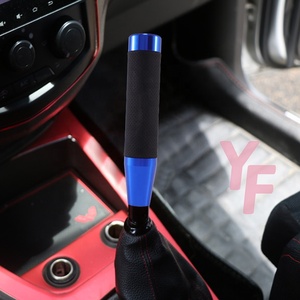 Vente chaude : Levier <span class=keywords><strong>de</strong></span> vitesses universel en alliage d'aluminium et cuir JDM <span class=keywords><strong>de</strong></span> 18 cm pour <span class=keywords><strong>tuning</strong></span> automobile - Product Image 2