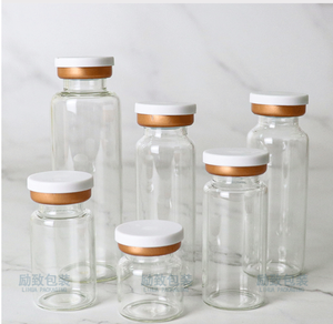 2ml/3ml/<b>5ml</b>/10ml clear glass vials (with rubber stoppers and aluminum caps); custom labeling available. - Product Image 4