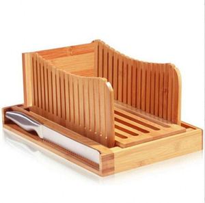 Bamboo Bread Slicer Creative Home Toast Slicer European Style Wooden Bread and Ham Slicer - Product Image 1