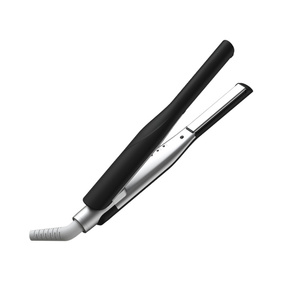 Lisseur et boucleur électrique 2 <span class=keywords><strong>en</strong></span> 1 <span class=keywords><strong>en</strong></span> aluminium avec écran LED pour cheveux courts, femmes et hommes, portable et chauffe rapidement - Product Image 1