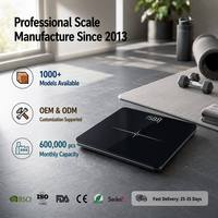 Báscula Inteligente de Grasa Corporal de Alta Precisión, Báscula Digital para Baño de 180 kg con Conexión a Aplicación, Pantalla LCD, Batería USB para el Hogar, OEM