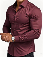 Chemises d'été pour hommes de taille européenne, style chinois, décontractées et professionnelles, légères, en polyester, à séchage rapide