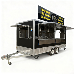 Remorque de vente ambulante entièrement équipée, cuisine mobile, chariot de vente de hot-dogs et de snacks - Product Image 4