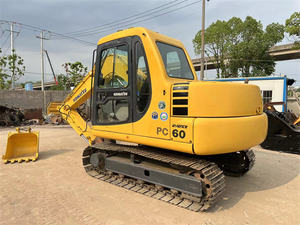 Excavatrice Komatsu Pc60 de haute qualité à bas prix mini-pelle d'occasion de 6 tonnes avec marteau brise-roche à vendre - Product Image 3