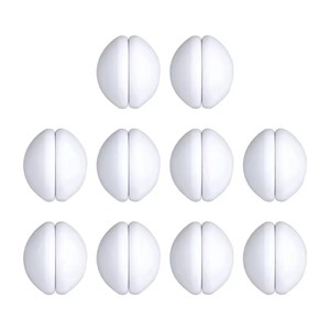 Rideaux <span class=keywords><strong>de</strong></span> <span class=keywords><strong>douche</strong></span> magnétiques modernes 2025 avec clips <span class=keywords><strong>de</strong></span> nappe recouverts <span class=keywords><strong>de</strong></span> silicone Matériau en polyester - Product Image 2