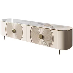 Hiện đại sang trọng bằng đá cẩm thạch TV đơn vị giải trí trung tâm bảng gỗ đứng TV đứng tủ với lưu trữ cho phòng khách đồ nội thất - Product Image 3