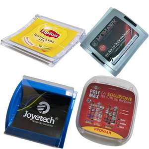 Kích thước nhỏ led tùy chỉnh nhựa rõ ràng Khay tiền Khay tiền xu khay cho thanh khuyến mãi với in logo - Product Image 4