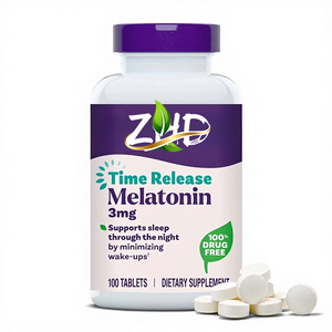 Comprimés de mélatonine à succès <span class=keywords><strong>pour</strong></span> le sommeil, enrichis en <span class=keywords><strong>vitamine</strong></span> B6, sans sucre, végétaliens, <span class=keywords><strong>pour</strong></span> le soutien immunitaire et la gestion de l'énergie chez les adultes - Product Image 1