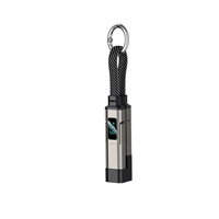 Kabel Pengisian Cepat PD 4 in 1 65W dengan Layar Digital dan Gantungan Kunci, USB C ke Type C untuk iPhone, iPad, Ponsel Android, dan Tablet