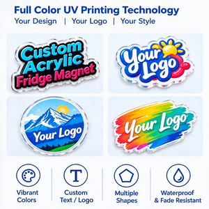 Magnete <span class=keywords><strong>per</strong></span> Frigorifero Personalizzato con Stampa UV, Souvenir in Acrilico, Regalo di <span class=keywords><strong>Compleanno</strong></span>, Stampa Logo Personalizzata, Magnete in Acrilico Vuoto - Product Image 4