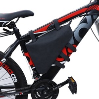 Pochette de rangement Portable 600D/PU + TPU, accessoires de cyclisme en plein air, cadre de Tube avant, porte-monnaie, selle, Pack de cales, sac triangulaire pour vélo