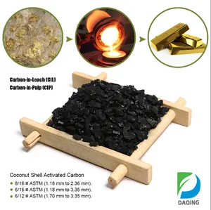 6X12 Mesh 1100mg High Strength Coconut Shell Granular Activated Carbon Goldsorb
