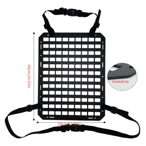 Organizador Táctico Rígido SABADO para Asiento Trasero <span class=keywords><strong>de</strong></span> Coche, Panel Molle, Tablero <span class=keywords><strong>de</strong></span> Almacenamiento para Vehículo, Gestión Modular <span class=keywords><strong>de</strong></span> Equipo y Herramientas - Product Image 5