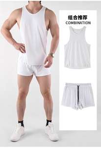 Custom Logo Marathon Running Singlet Quick Dry Breathable Athletic Quick Dry Tank Top Fitness Workout Muscle Fitness Shirts - Product Image 2