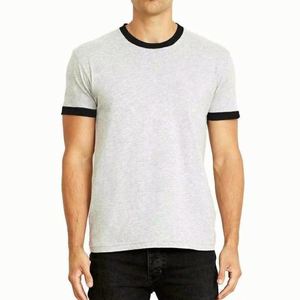 Men's T-<b>Shirts</b> High Quality Wholesale 100% Cotton Plus Size <b>Plain</b> Custom Silk Screen Printing Oversized <b>White</b> Worsted - Product Image 2