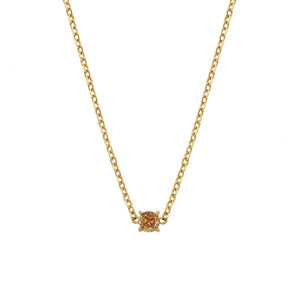 Zircon Pendant Necklace For Women Claw Setting Fine Jewelry Everyday Wear Geometric Design Gold Chain Clavicle Accessory - Product Image 5