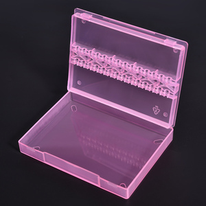 KADS <b>Nail</b> Bit Holder Storage Box 14 Slots Transparent PP <b>Nail</b> Drill Bit Display Organizer <b>Case</b> for Manicure Salon Tool - Product Image 4