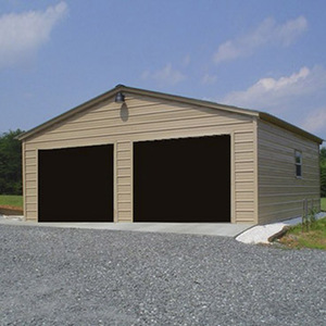Prefab steel car garage/carport portable metal garage self storage shed