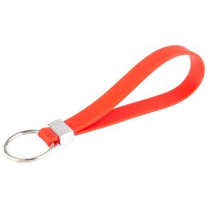 Hot Sale Silicone Wrist Keychain Bracelet with Metal Key Ring, Portable Auto <b>Car</b> Key Holder <b>Lanyard</b> Strap Accessory - Product Image 1
