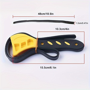 ประแจยางยืดอเนกประสงค์ 6 นิ้ว 8 นิ้ว แบบปรับได้ ใช้เปิดกระป๋องได้ ใช้ได้กับกรองน้ำมันเครื่องยนต์ - Product Image 2