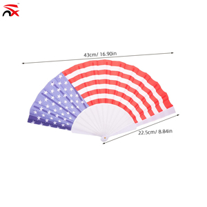 Éventails pliables portables personnalisés USA <span class=keywords><strong>250e</strong></span> anniversaire, drapeau américain, pour mariages et événements sportifs – Vente chaude - Product Image 2
