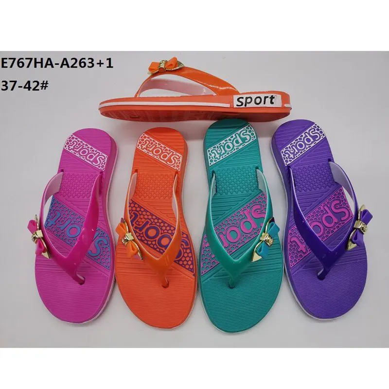 Personalized womens plastic flip flops girl pakistan chappal fashion flip-flops slippers