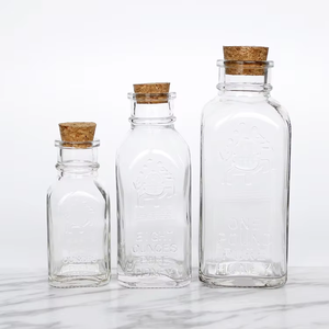 Offre Spéciale 700ml Bouteilles <span class=keywords><strong>de</strong></span> spiritueux en verre scellé au liège pour vodka whisky <span class=keywords><strong>gin</strong></span> pour liqueur et tequila - Product Image 4