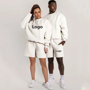 Ensemble de survêtement décontracté pour hommes de haute qualité à manches courtes Full-Zip Running Jogging Athletic Sweat-shirt - Product Image 3