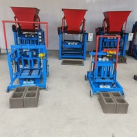 Machine à fabriquer des blocs de béton hydraulique manuelle avec moule personnalisable et haut rendement pour blocs creux