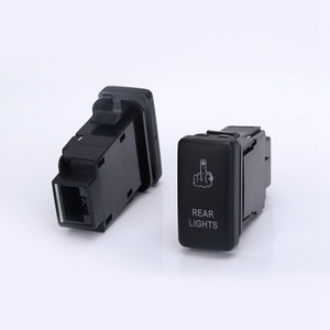 ABILKEEN Prix d'usine Symbole laser personnalisé ON-OFF Type momentané 12V-36V Interrupteur à bouton-poussoir automatique avec faisceau de câbles - Product Image 3