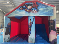 Venta al por mayor comercial niños inflable Combo saltar Castillo Casa de rebote con tobogán para alquiler de fiesta