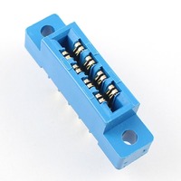 Conector de Borde de Tarjeta PCB DIP de 8 Pines, Serie 805, Paso de 3.96mm, 2x4 Pines, Tipo Enchufable 805-8P/Tipo de Cable para Soldar