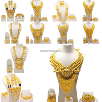 Parure collier et boucles d'oreilles de marque bon marché Parure collier ensemble collier personnalisé style indien Ensemble boucle d'oreille et bague à la main