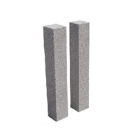 Trottoir de construction de routes, bordure en granit gris clair