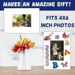 Juguete Creativo de Decoración con Imágenes para Niños, Regalo Perfecto para el Desarrollo de la Motricidad Fina, Kit de Manualidades de Mosaico Brillante, Marco de Fotos - Product Image 4
