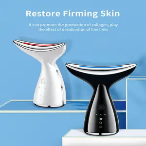 New Face Lifting Massage Personal Care Devices Electric Face Neck Massager Home Use Beauty Instrument Led Photon Therapy