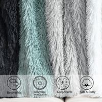 Couverture de lit de voyage et de pique-nique de luxe coréenne de créateur, en peluche unie, coupe-vent, écologique, durable, légère, pour le camping hivernal, vente en gros