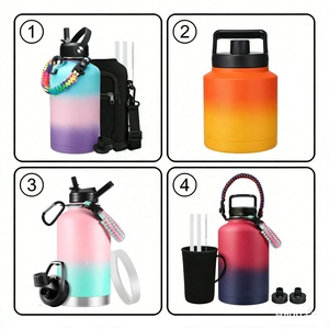 64oz 128oz 2L <strong>Half</strong> <strong>Gallon</strong> Beer Growler Jug Large Capacity Size Vacuum Insulated Stainless Steel <strong>Water</strong> <strong>Bottle</strong> 64 OZ - Product Image 2