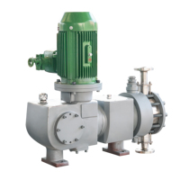 Pompe doseuse hydraulique à diaphragme haute précision ±10% 4-20mA pour le traitement de l'eau, usine OEM ODM